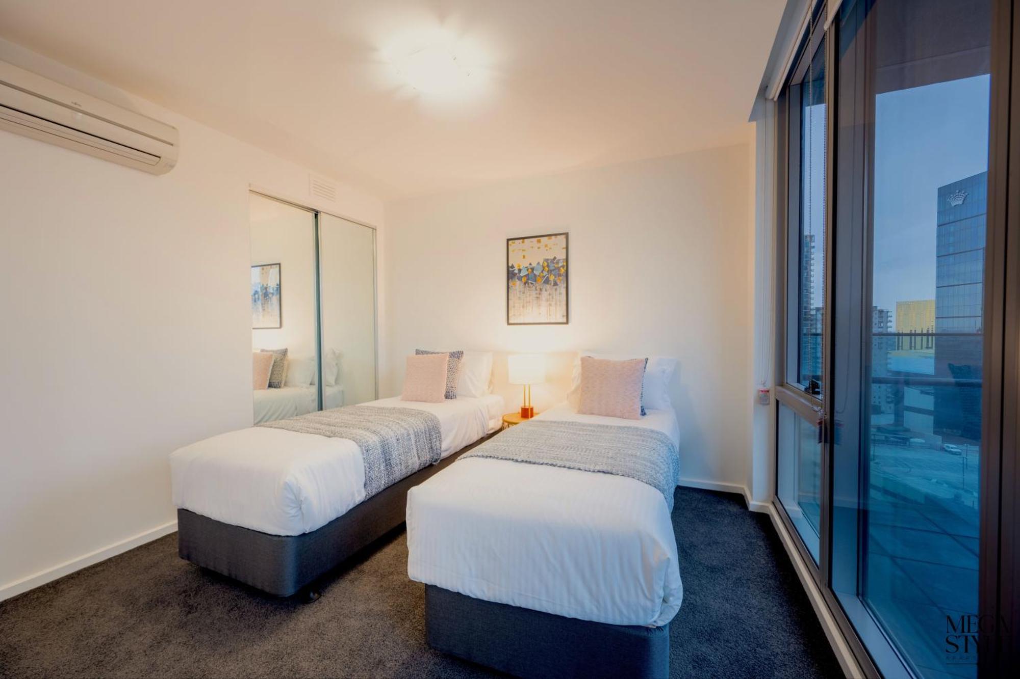 Mega Style Apartments Mainpoint Melburne Habitación foto