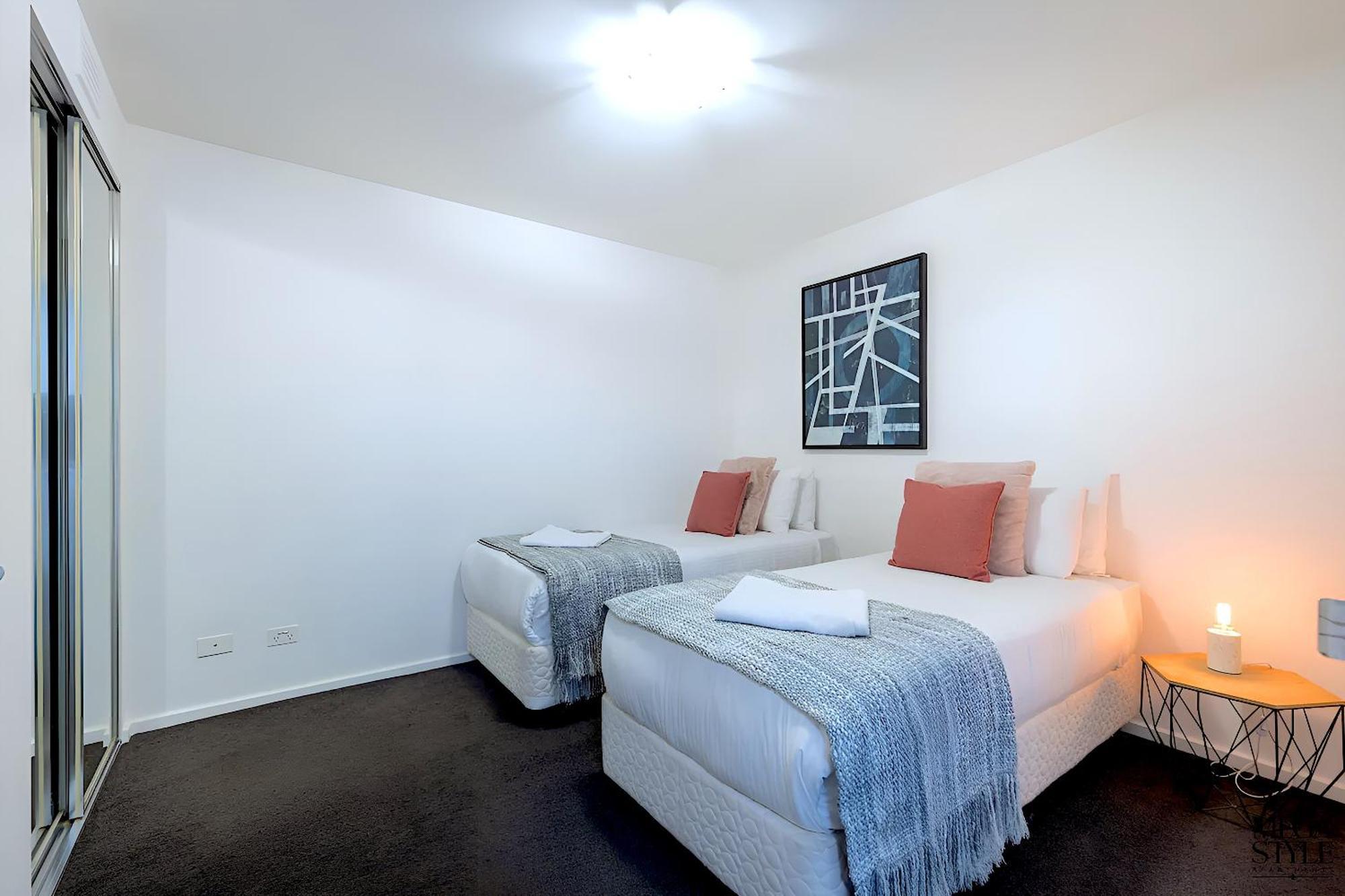 Mega Style Apartments Mainpoint Melburne Habitación foto